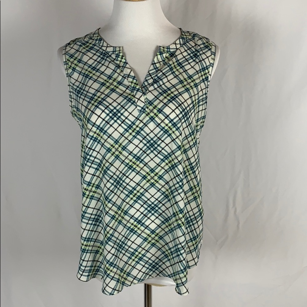 Emaline Sleeveless V-Neck Blouse